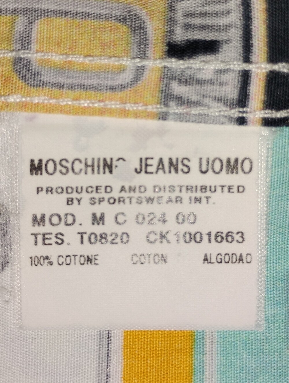 MOSCHINO LICENSE PLATE PRINT SHIRT - Picture 4 of 8